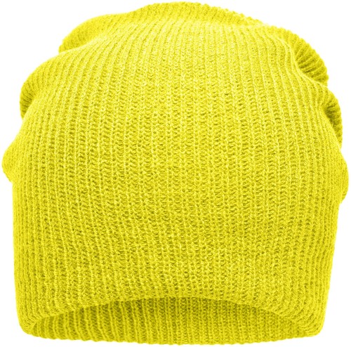 Knitted long beanie lässige - knitted,